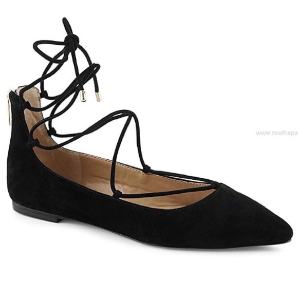 Vince Camuto Shoes - Vince Camuto Jerremi Pointy Lace Up Flats